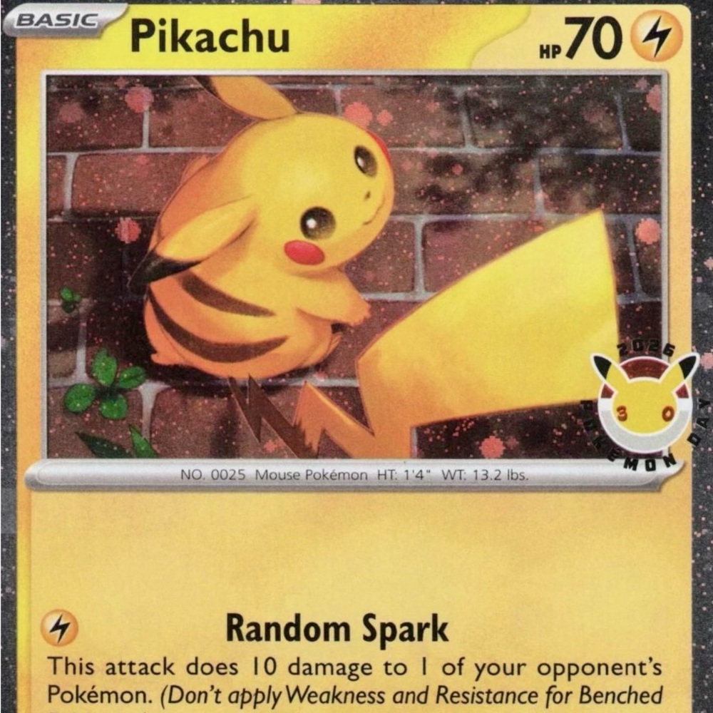 Pikachu Pokémon Card